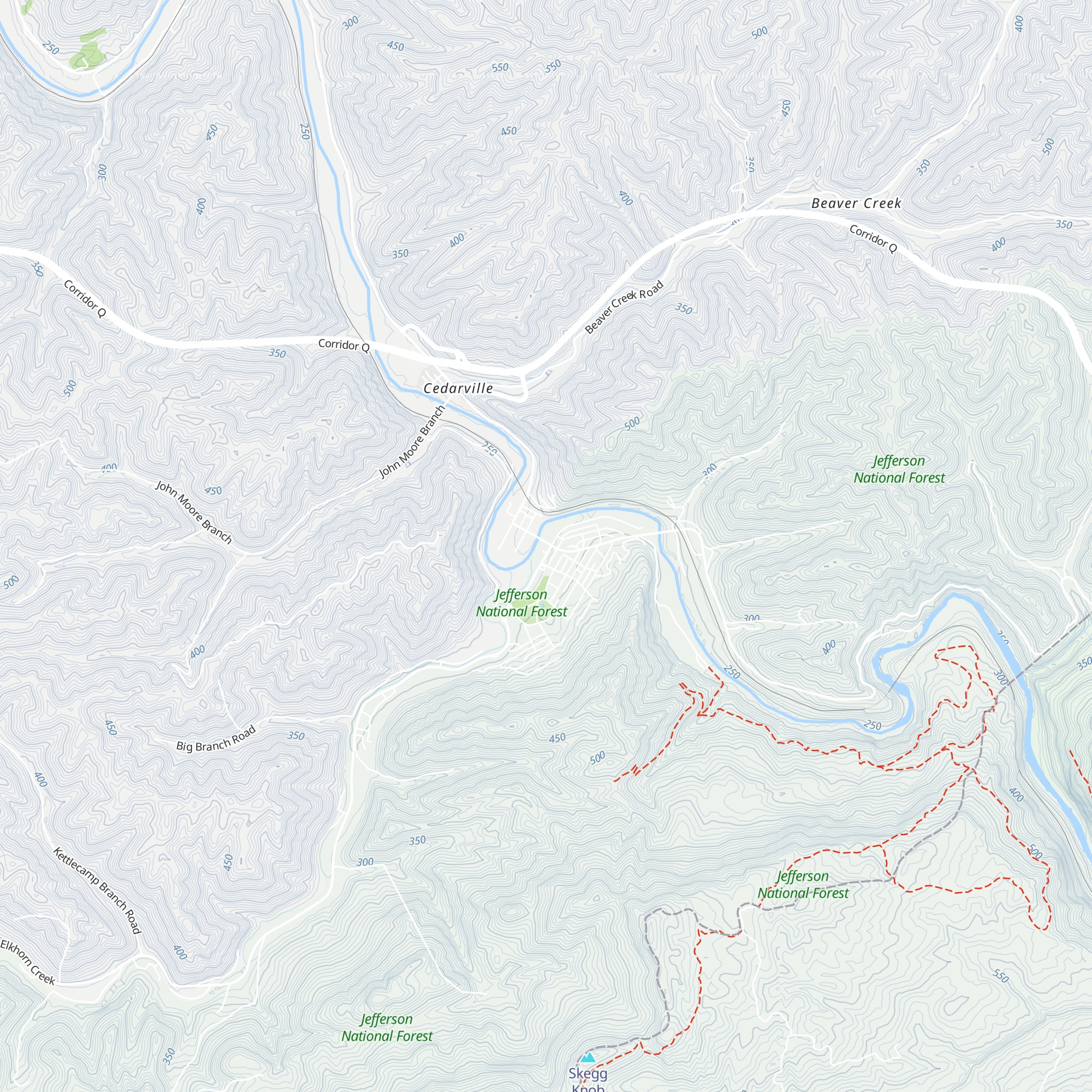 Information Center map