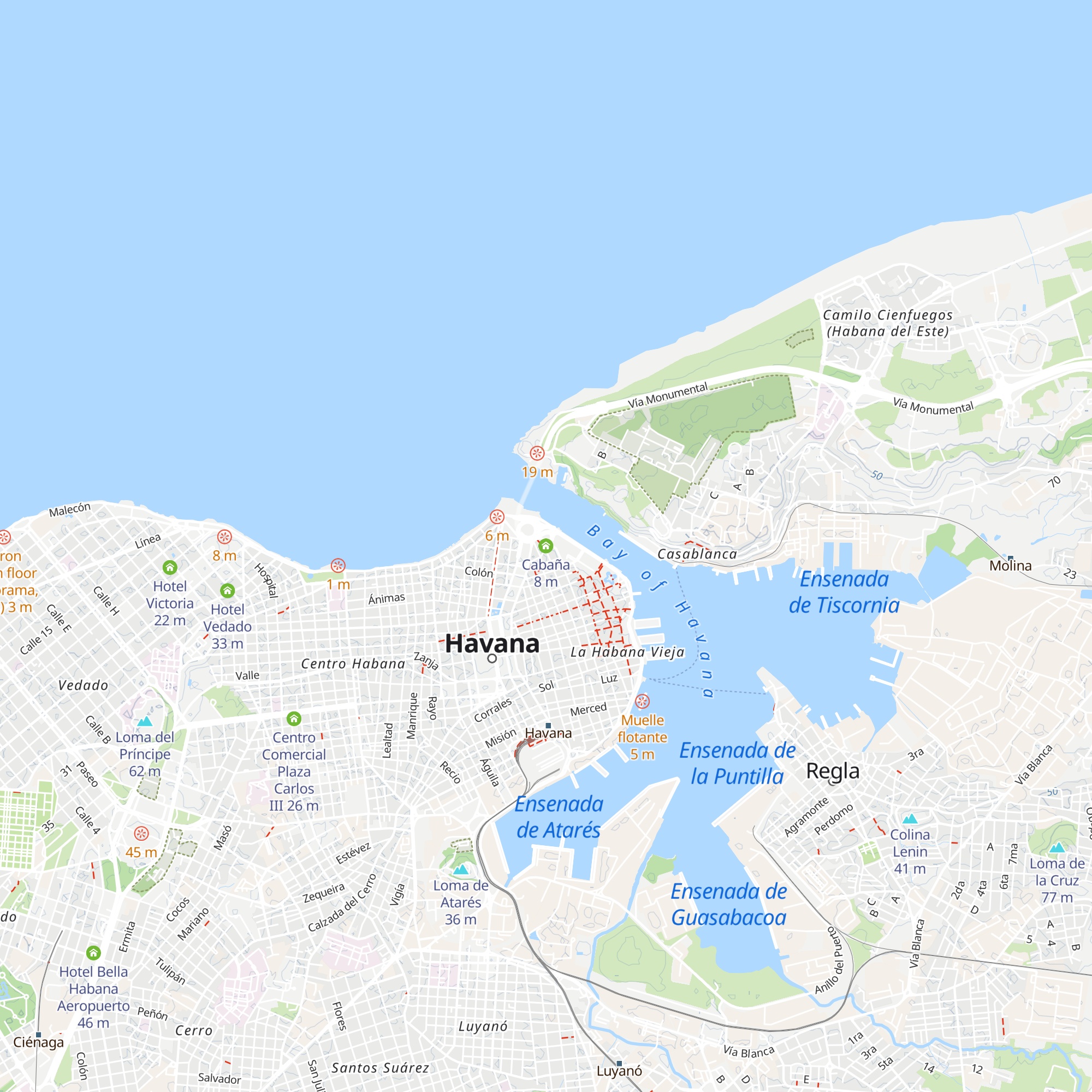 Cabaña map