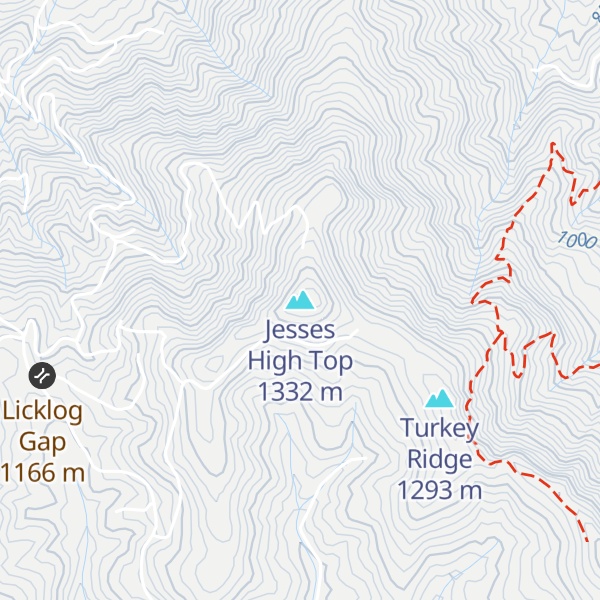 Map of Jesses High Top