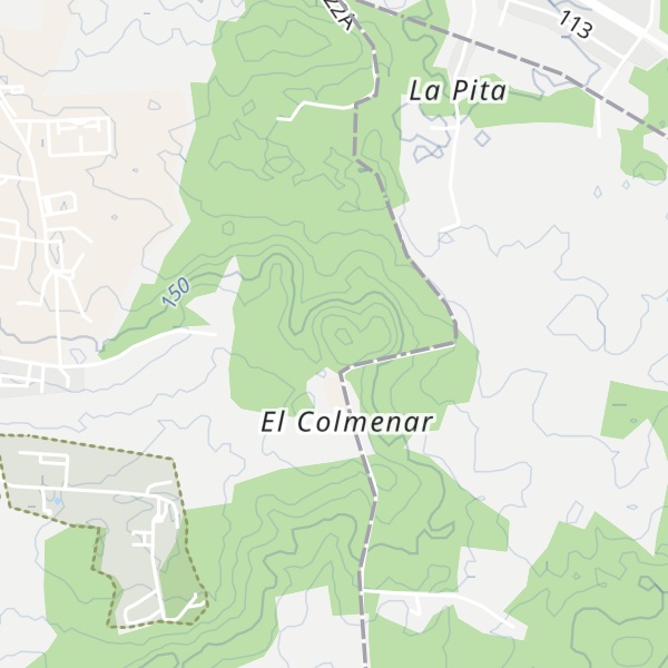 Map of Loma El Colmenar