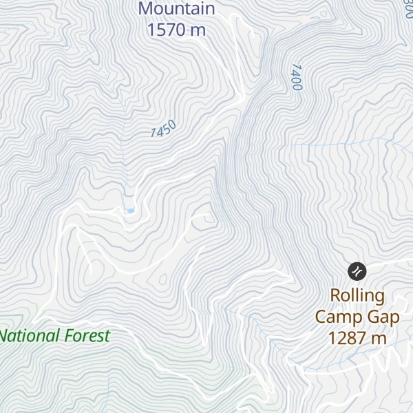 Map of Ogle Ridge