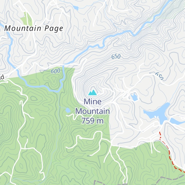 Map of Mine Mountain