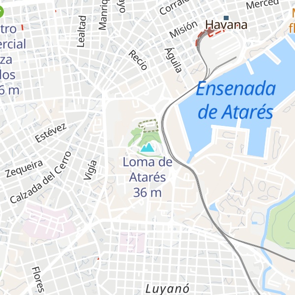 Map of Loma de Atarés