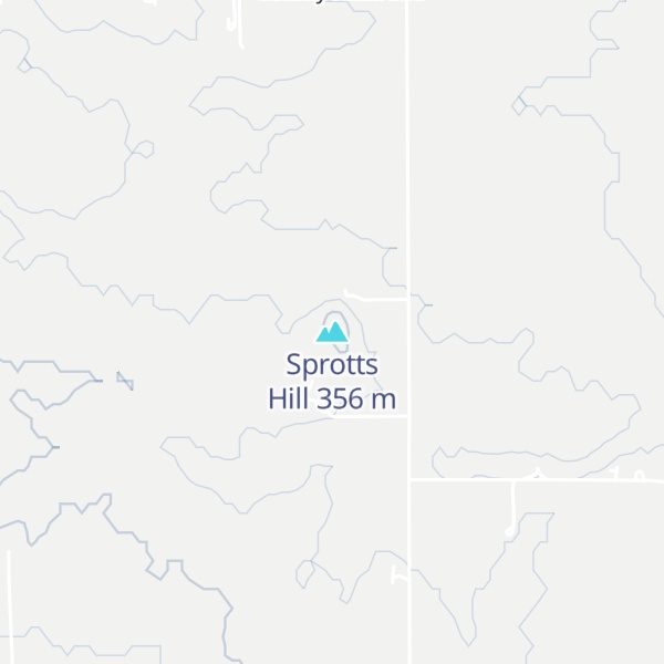 Map of Sprotts Hill