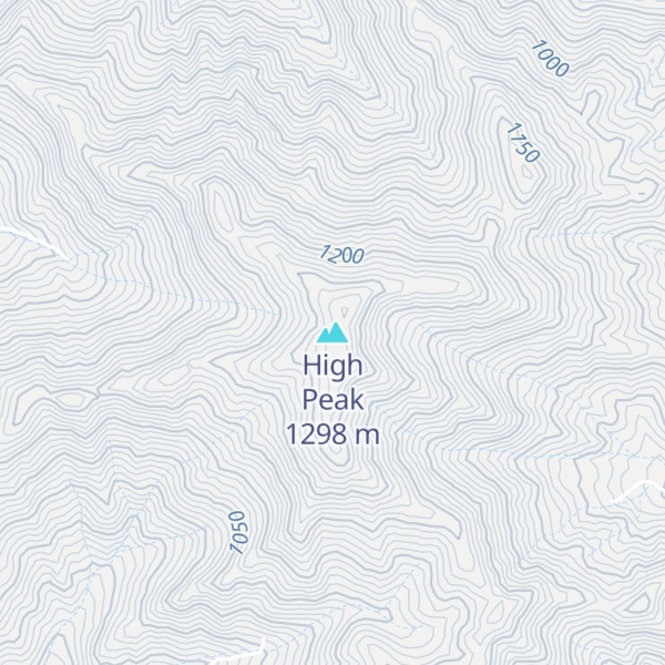Map of High Peak
