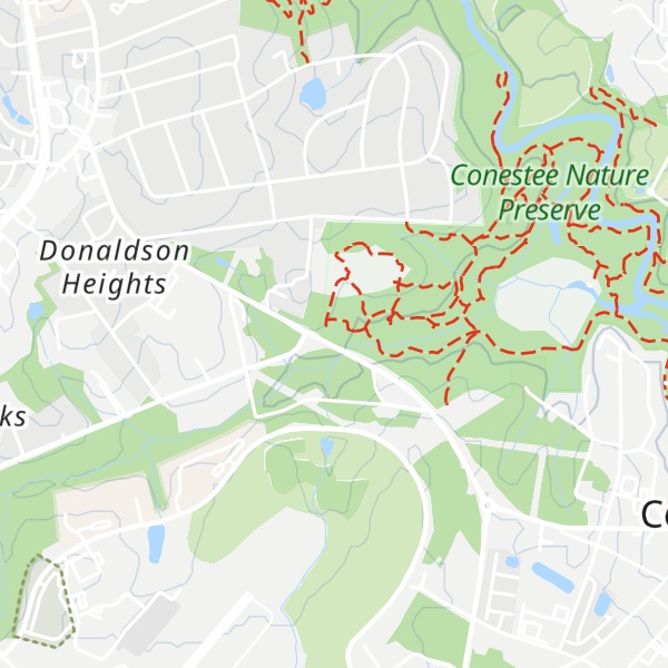 Map of Lake Conestee Park Office