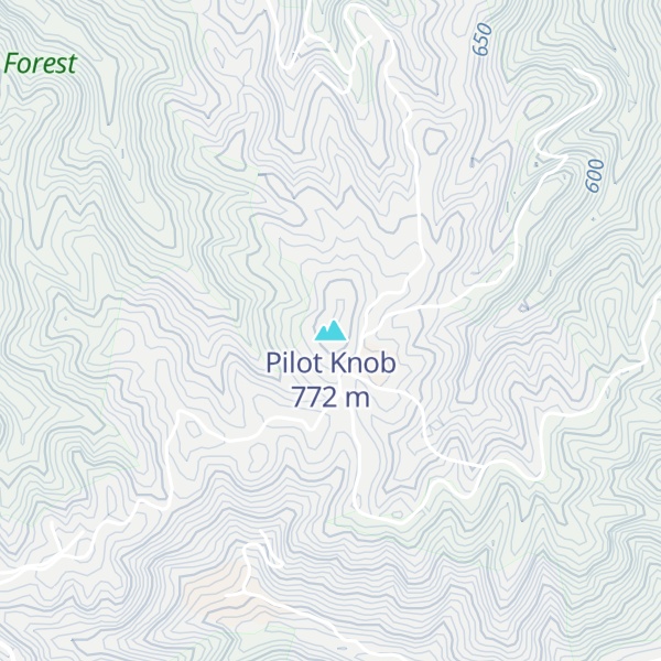 Map of Pilot Knob