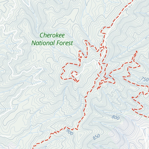 Map of Pinnacle Mountain