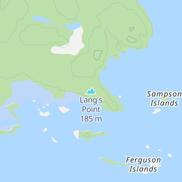 Map of Lang's Point