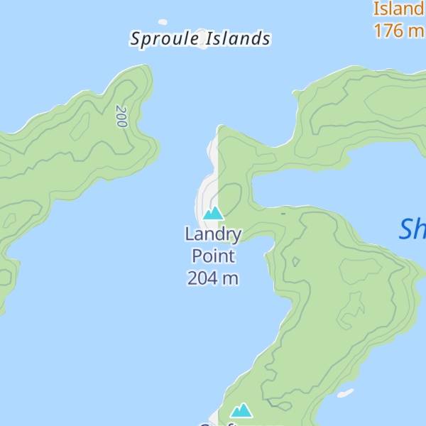Map of Landry Point