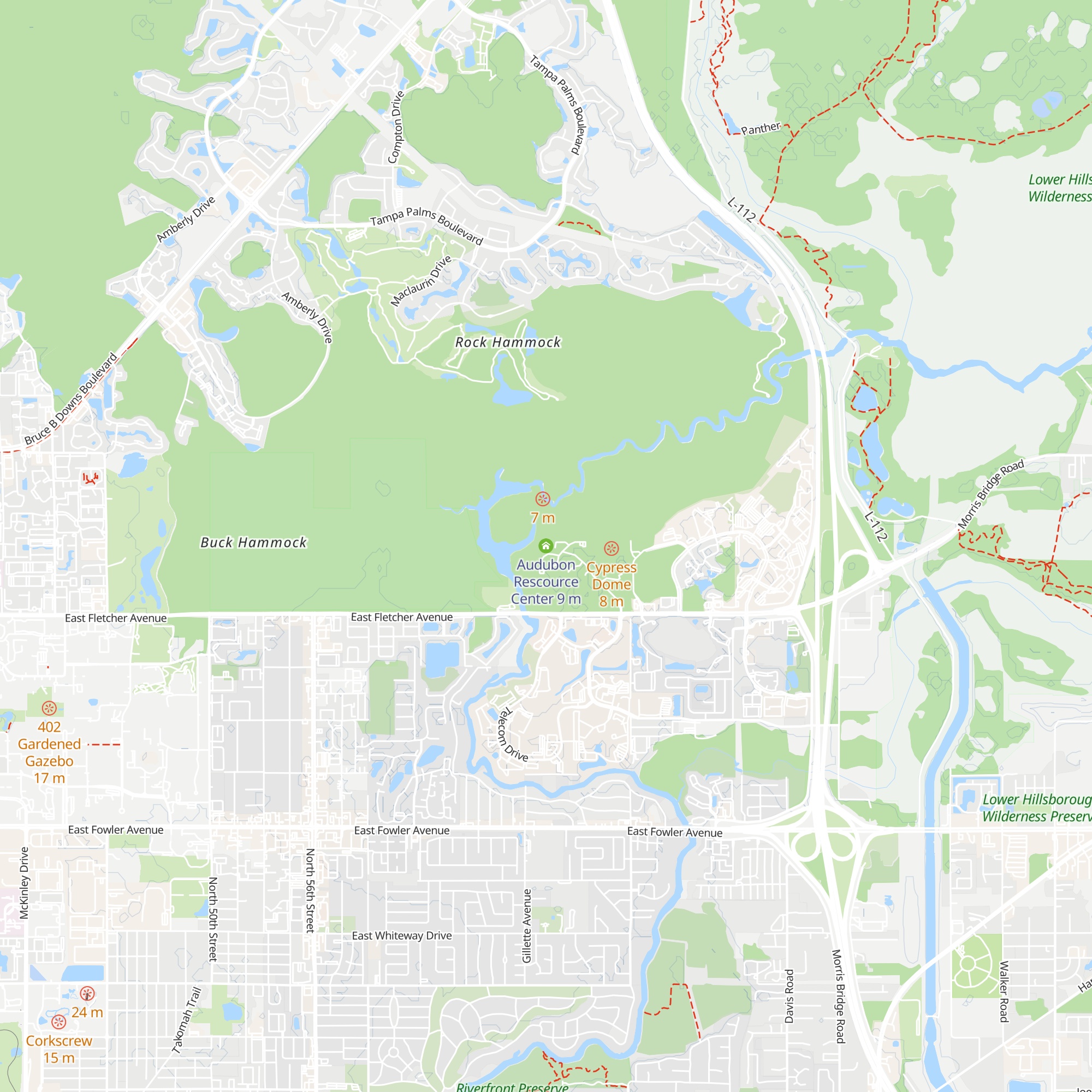 Audubon Rescource Center map