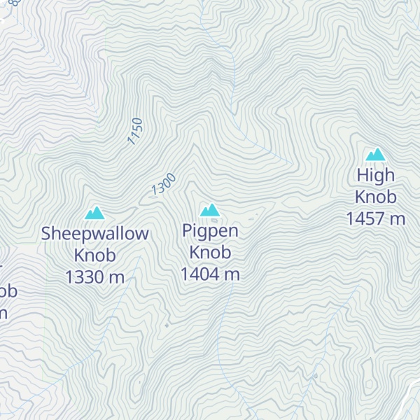 Map of Pigpen Knob