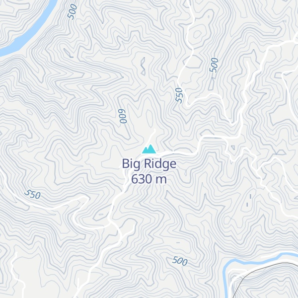 Map of Big Ridge