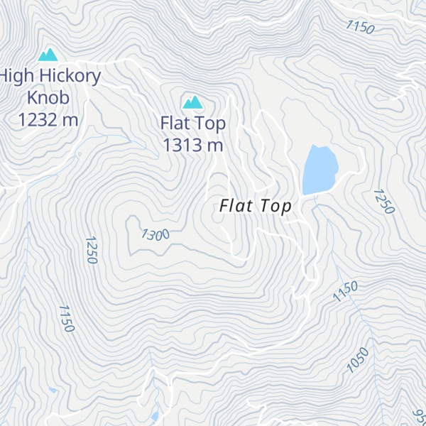 Map of Montreat 6 Benchmark