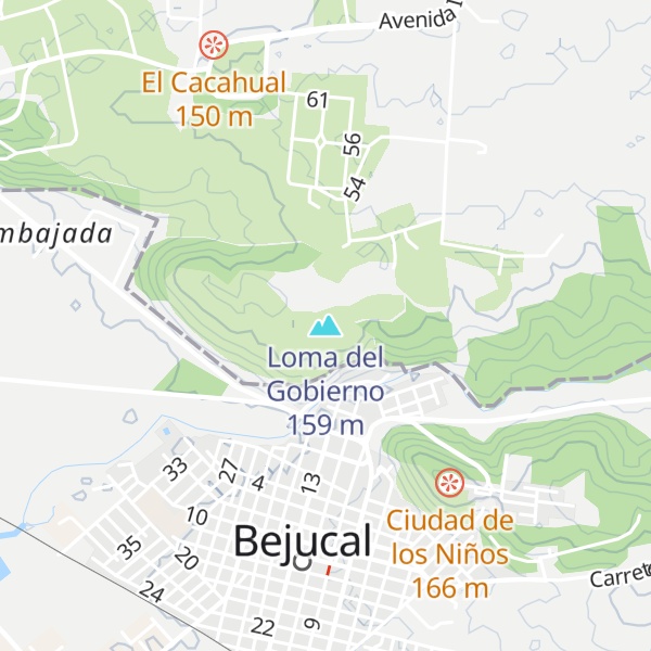 Map of Loma del Gobierno