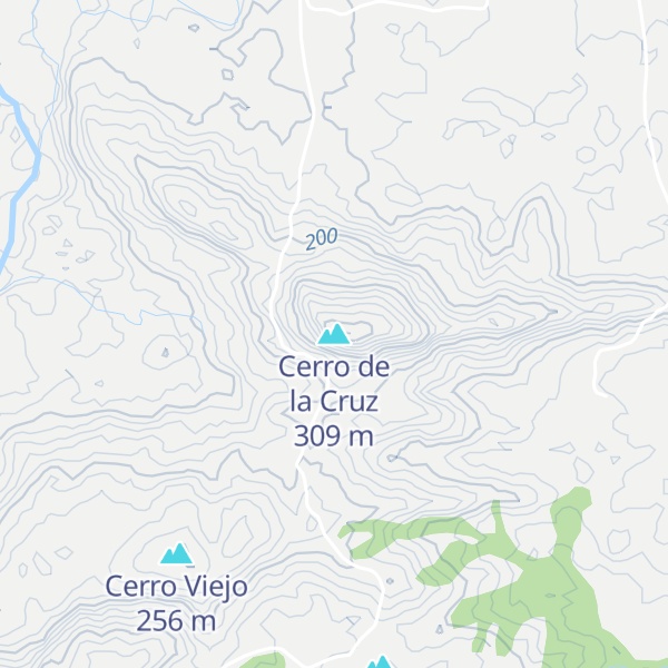 Map of Cerro de la Cruz