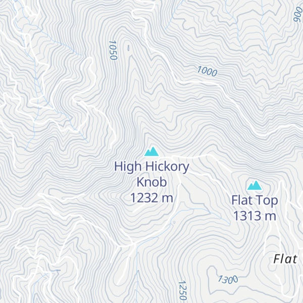 Map of High Hickory Knob