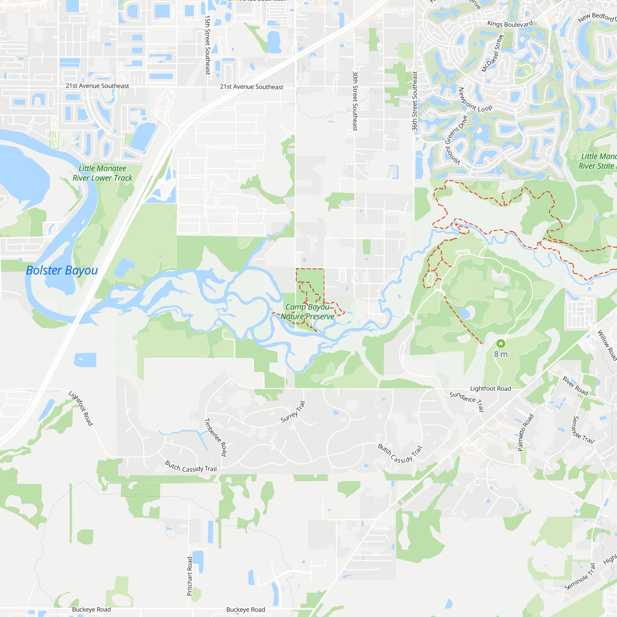 Visitor Center map