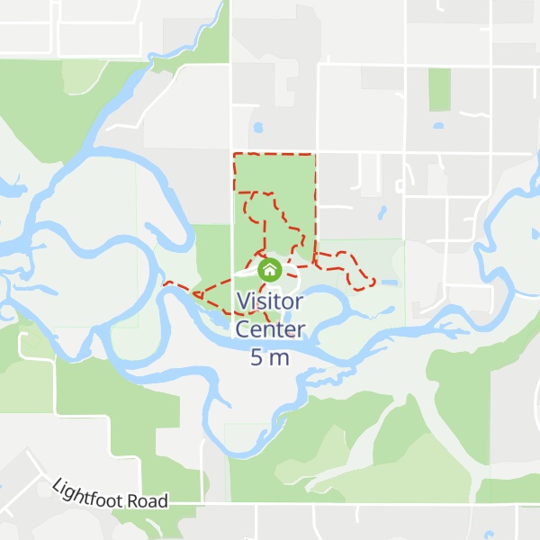 Map of Visitor Center