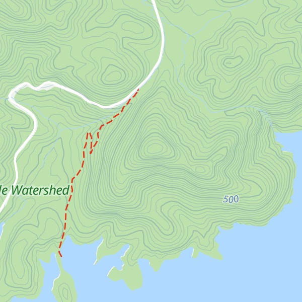 Map of Plumley Mountain