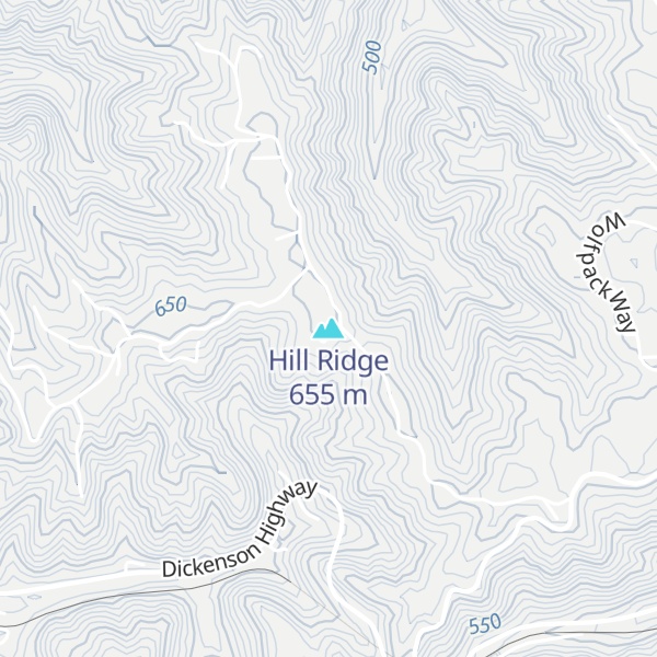Map of Hill Ridge
