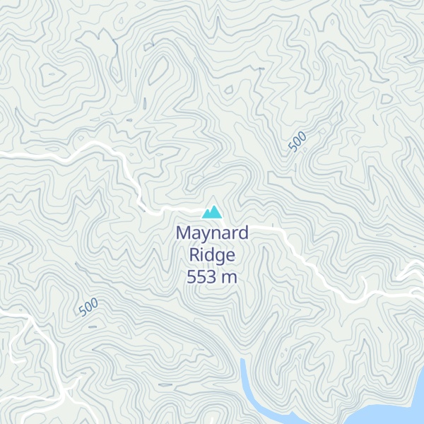 Map of Maynard Ridge