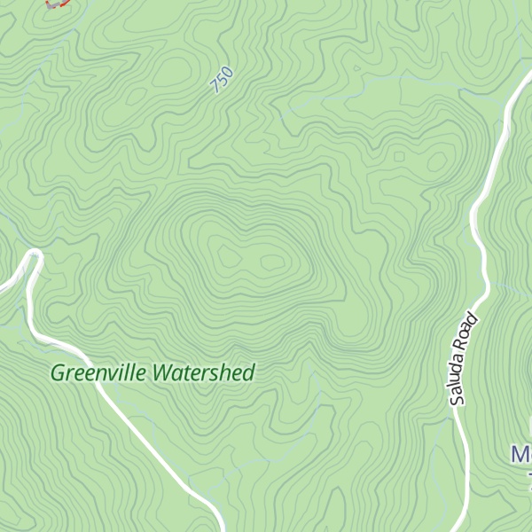 Map of Walnut Mountain