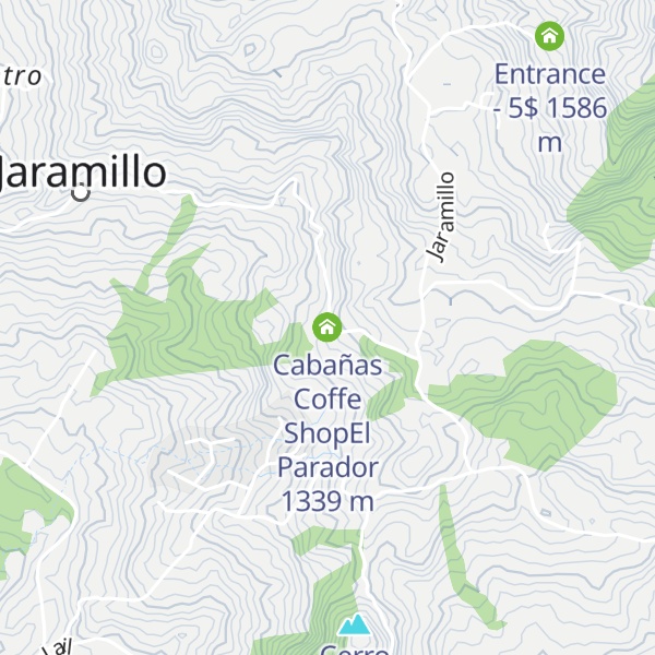 Map of Cabañas Coffe ShopEl Parador
