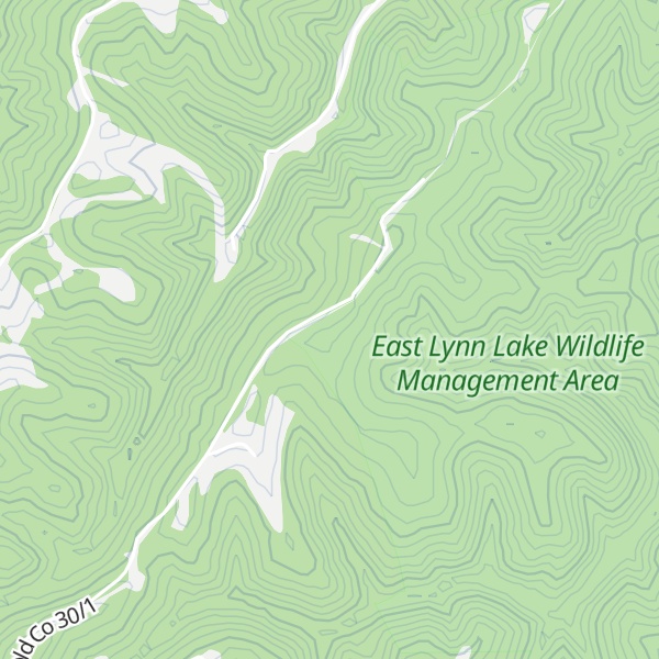 Map of Napier Ridge