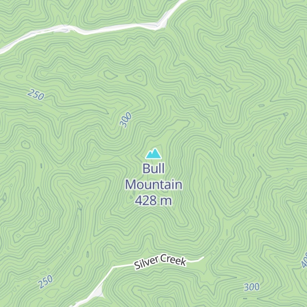 Map of Bull Mountain