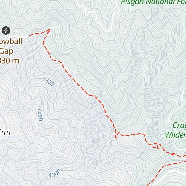 Map of Hawkbill Rock