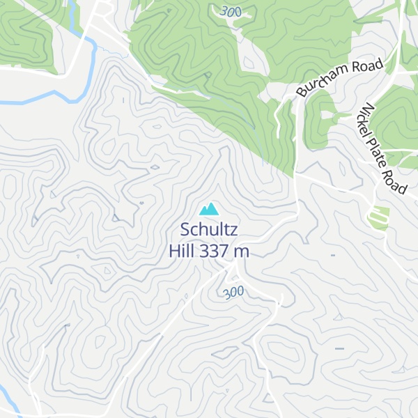 Map of Schultz Hill