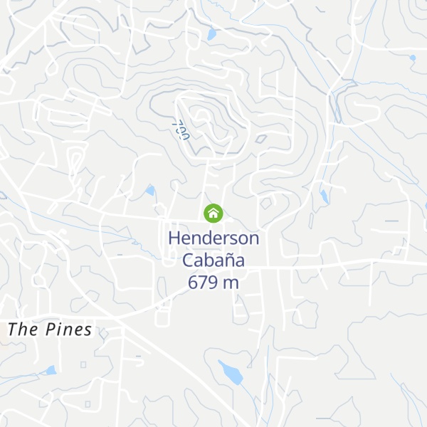 Map of Henderson Cabaña