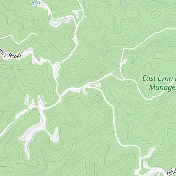 Map of Lycans Ridge