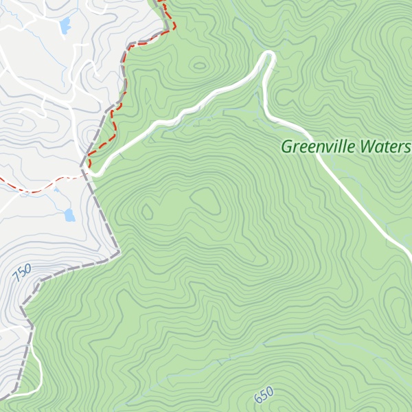 Map of Posey Mountain