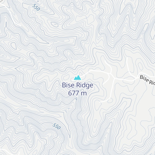 Map of Bise Ridge