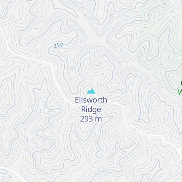Map of Ellsworth Ridge
