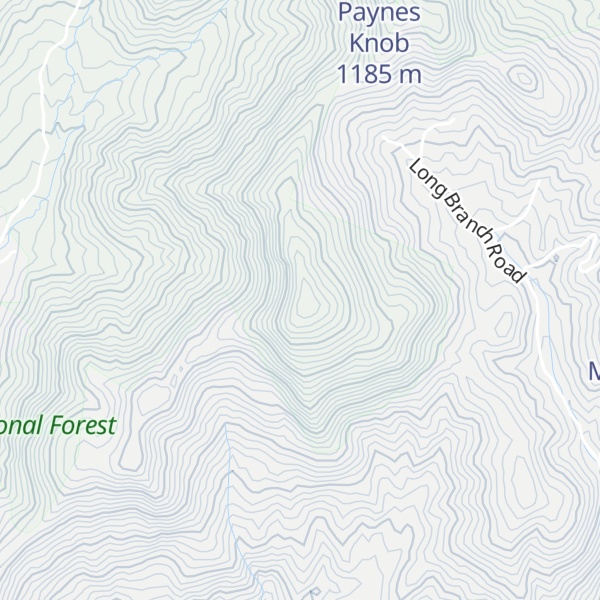 Map of Rock Knob