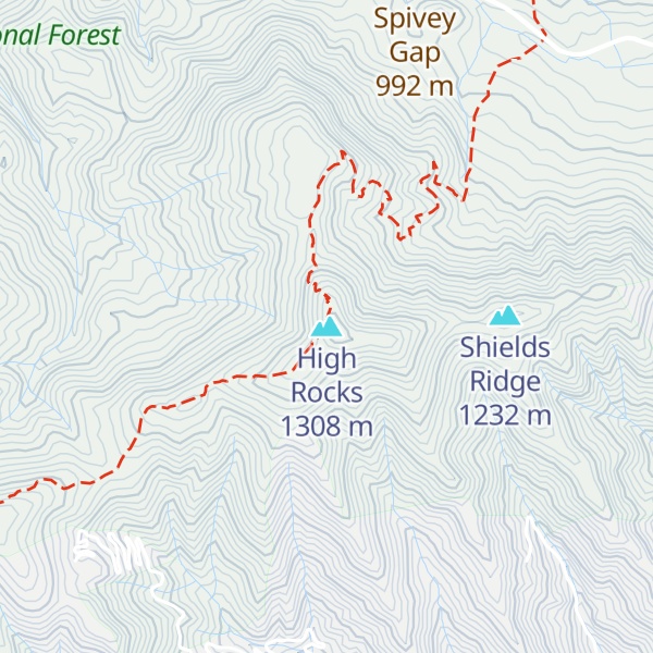 Map of High Rocks