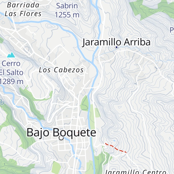 Map of Cabañas Villa Lorena