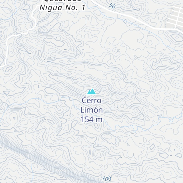 Map of Cerro Limón