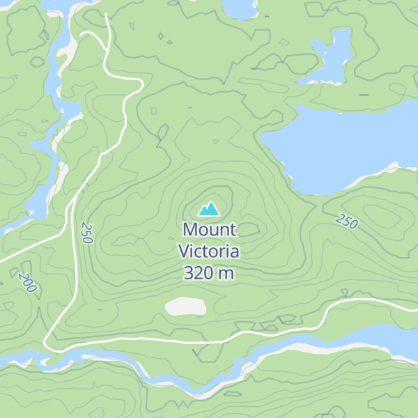 Map of Mount Victoria