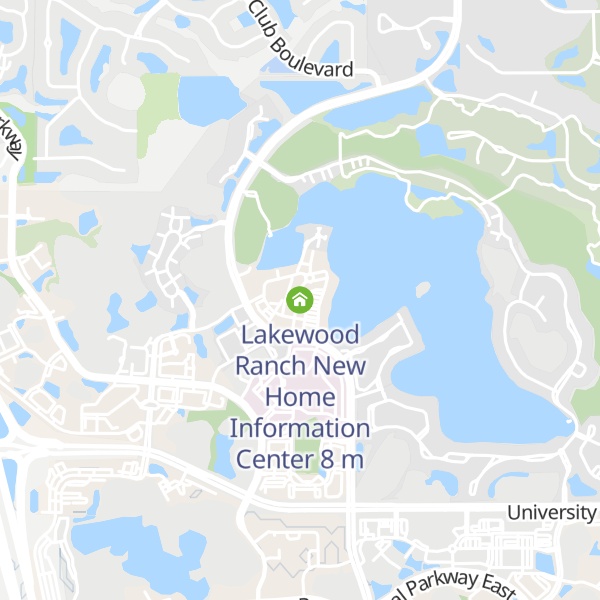 Map of Lakewood Ranch New Home Information Center