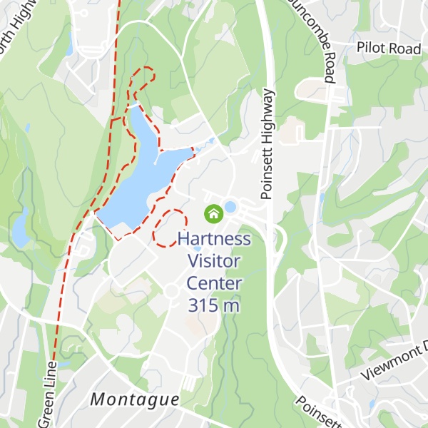 Map of Hartness Visitor Center