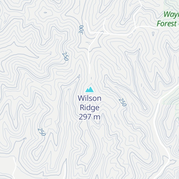 Map of Wilson Ridge