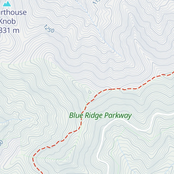 Map of Rich Knob