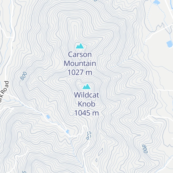 Map of Wildcat Knob