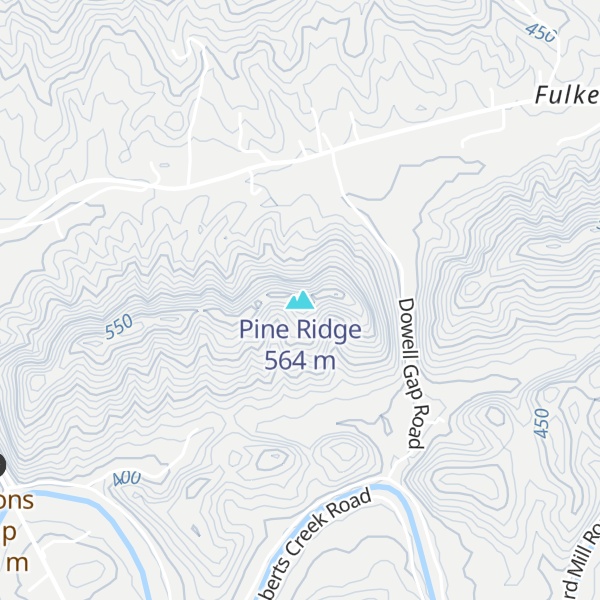 Map of Pine Ridge