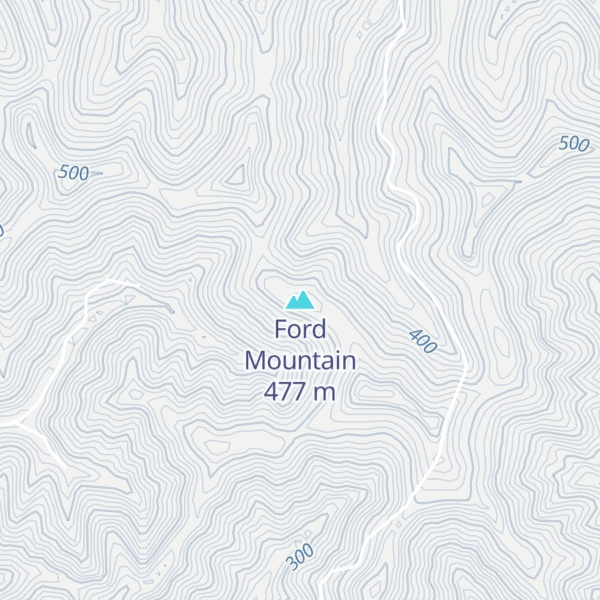 Map of Ford Mountain