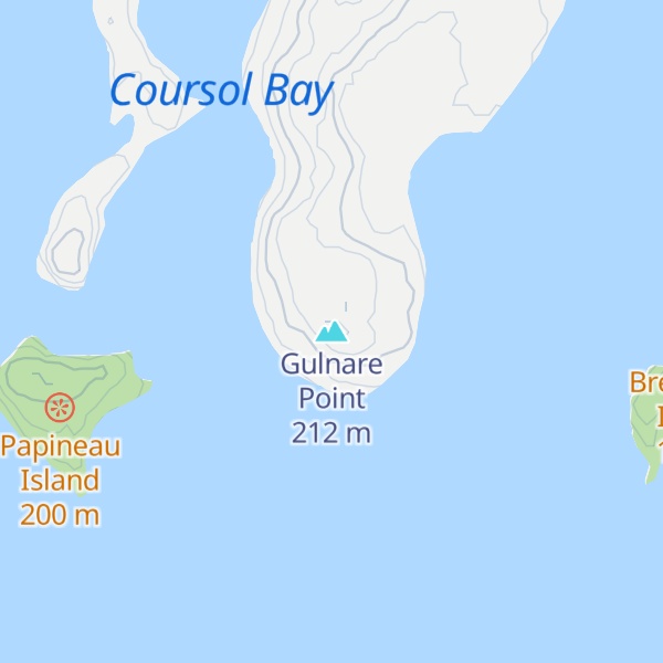 Map of Gulnare Point